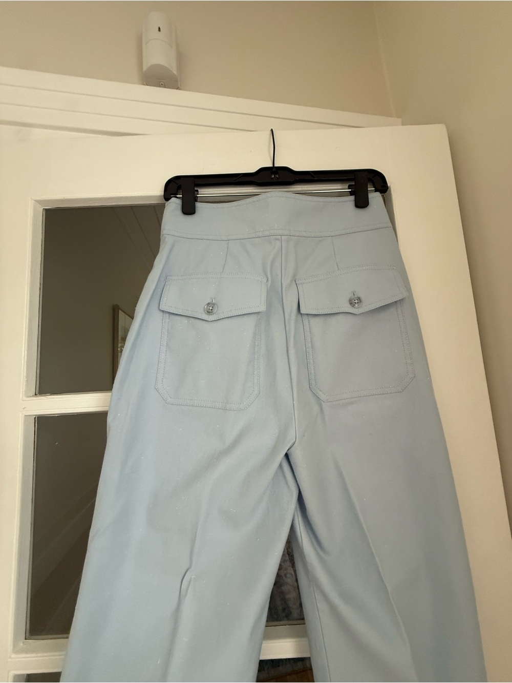 NWT | Rebecca Taylor Slub Denim High Rise Pant | Echo Blue | Sz 4 - Picture 8 of 15